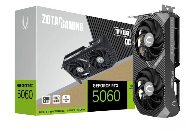 Zotac RTX 5060 Twin Edge 8GB GDDR7 Graphics Card