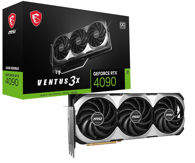 MSI GeForce RTX 4090 VENTUS 3X 24G OC Graphics Card